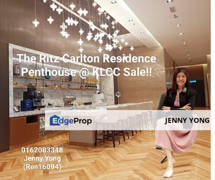 The Ritz- Carlton Residences, KLCC, Kuala Lumpur  for Sales, Kuala Lumpur, KLCC