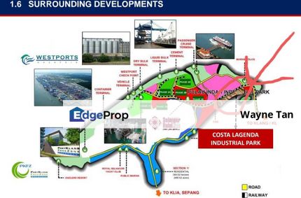 Pulau Indah Westport Industrial land for sale, Selangor, Klang