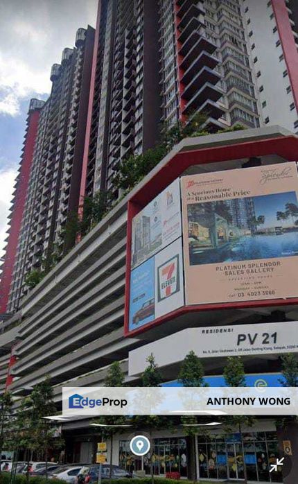 Setapak, PV21 Condo For Sale rm390k, Kuala Lumpur, Setapak