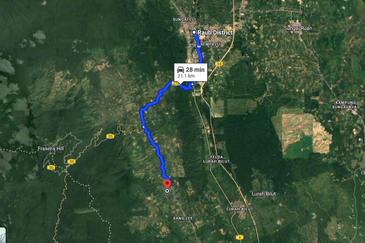 agricultural land near San Lee , Raud near tanah aina soraya resort