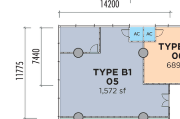 new corporate office with club house facility 