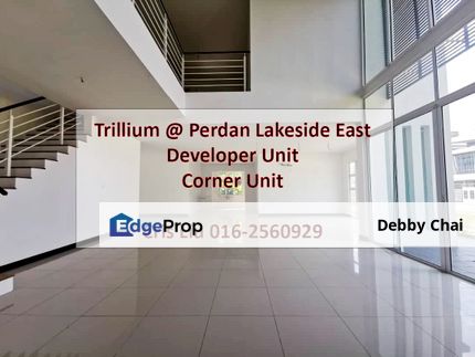 Last Corner Developer Unit Semi-D house Extra Land 20ft Trillium @ Perdana Lakeview East, Cyberjaya, Selangor, Cyberjaya