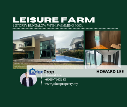 Leisure Farm Bungalow for sale, Johor, Gelang Patah