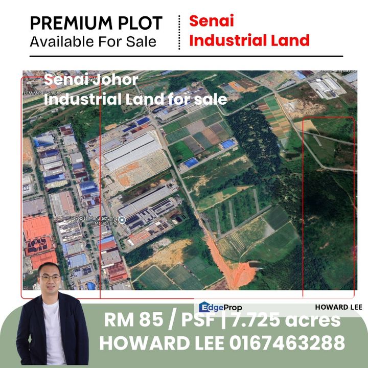 Senai Converted Industrial Land for sale, Johor, Senai