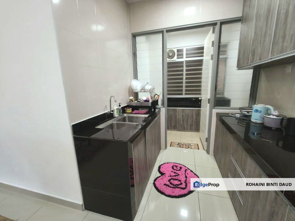 PARTIAL FURNISHED with Kitchen Cabinet 3 Room Rafflesia Condominium Bandar Baru Sentul, Kuala Lumpur, Sentul