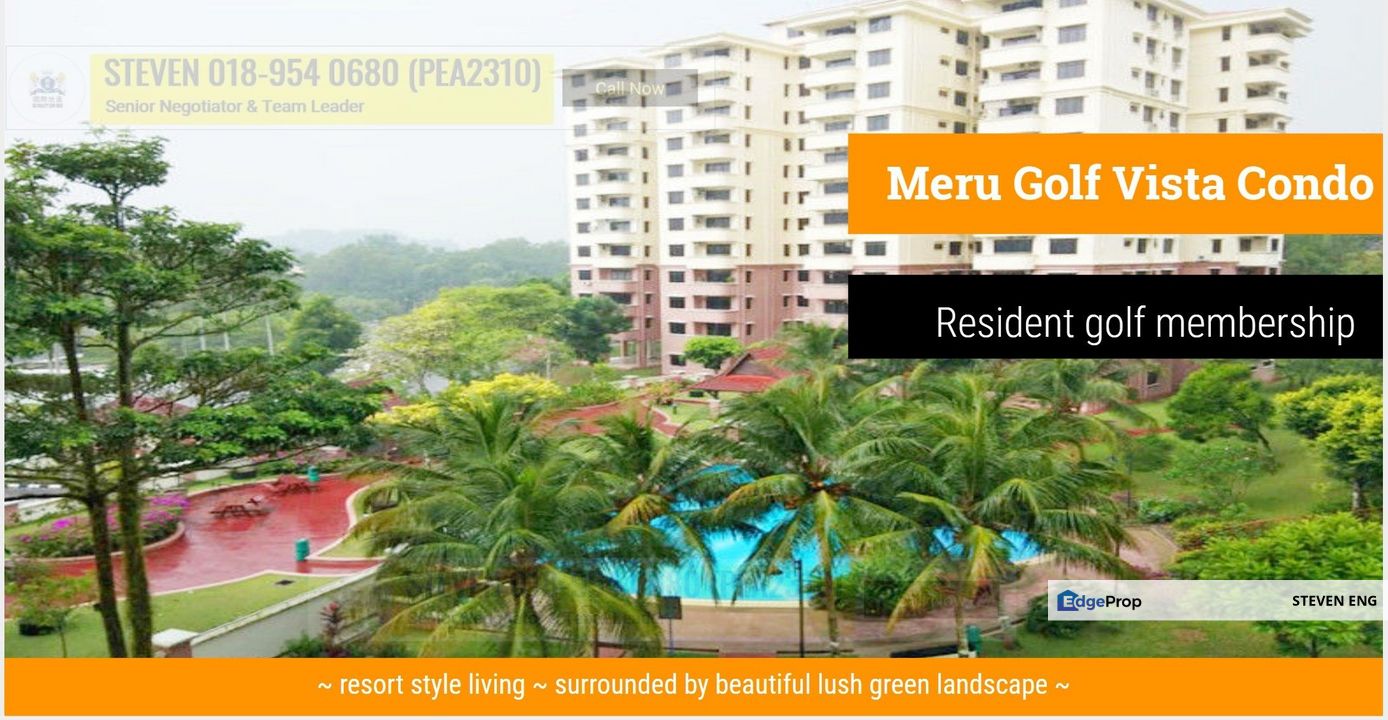 【Meru Valley 👍】Golf Vista Homes, Furnished, Perak, Ipoh
