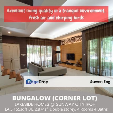 Bungalow in Ipoh - Sunway City Lakeside Homes (Corner Lot), Perak, Ipoh