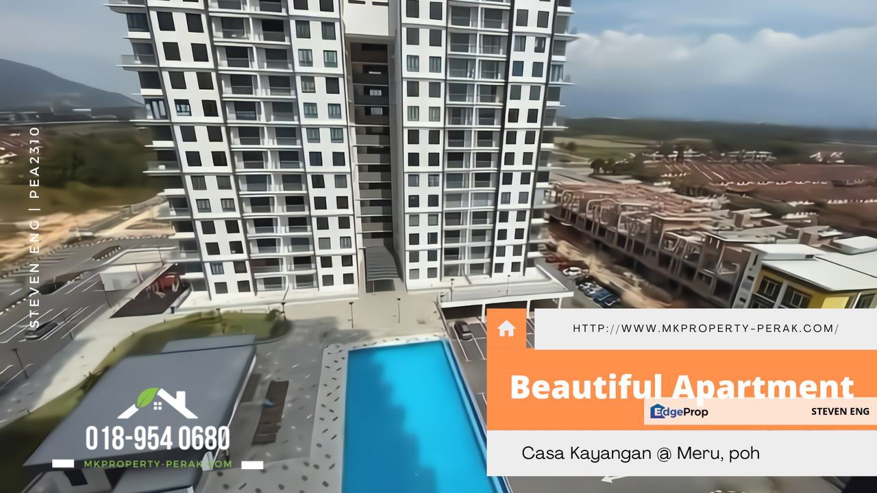 Casa Kayangan, Meru, Ipoh, Renovated and Fully Furnished, Perak, Meru