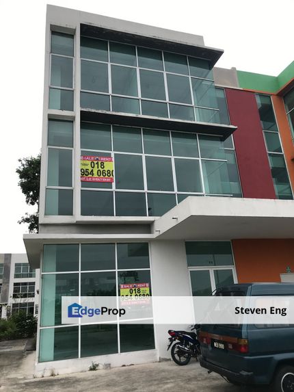 3 Storey Semi D Commercial Shoplot, Bandar Meru Raya, Ipoh (Freehold), Perak, Meru