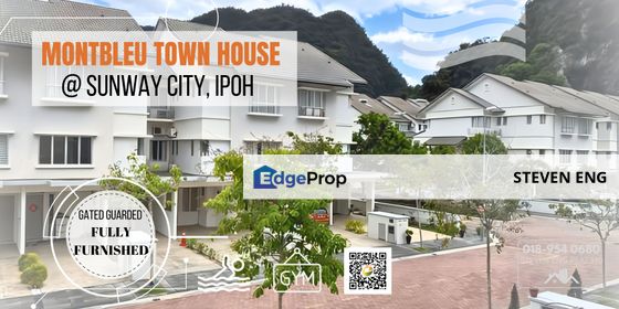 Beautiful Town House @ Sunway City Ipoh, Full Furnished, Gated Guarded, Perak, Ipoh