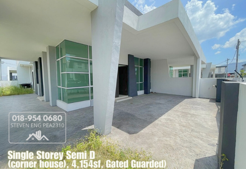 (NEW) Single Storey Semi D Corner House @ Klebang Baiduri, Chemor, Ipoh