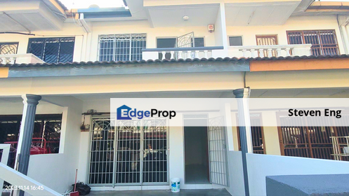 Double Storey, 4 Rooms 2 Bath, Newly Painted, Perak, Kinta