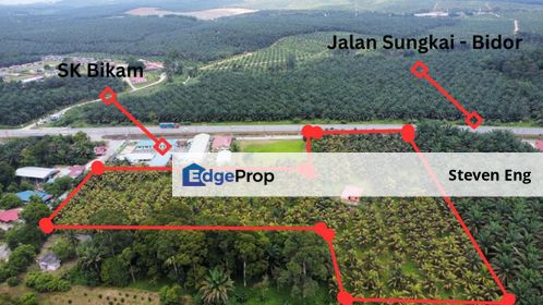 6.25 Acre Flat Land Freehold Beside Main Road Sungkai - Bidor, Perak, Sungkai