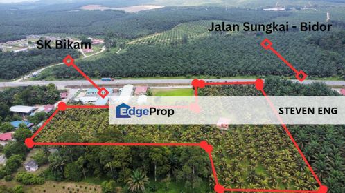 6.25 Acre Flat Land Freehold Beside Main Road Sungkai - Bidor, Perak, Sungkai