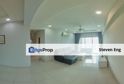Kinta Riverfront Condo, 3 Rooms 2 Bath, Fully Furnished, Perak, Kinta