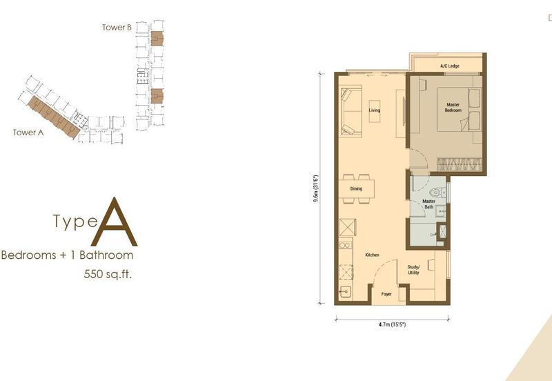 Skyline Kuchai, Located at Kuchai Lama Centre, 400M To MRT 2 & 3, High Rental & ROI, Free Furniture