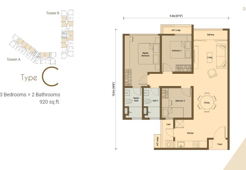 Skyline Kuchai, Located at Kuchai Lama Centre, 400M To MRT 2 & 3, High Rental & ROI, Free Furniture