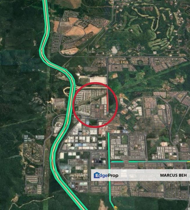 Industrial Land Bukit Beruntung for sale - Converted title Freehold |  facing main road | Good for Factory Development, Selangor, Rawang