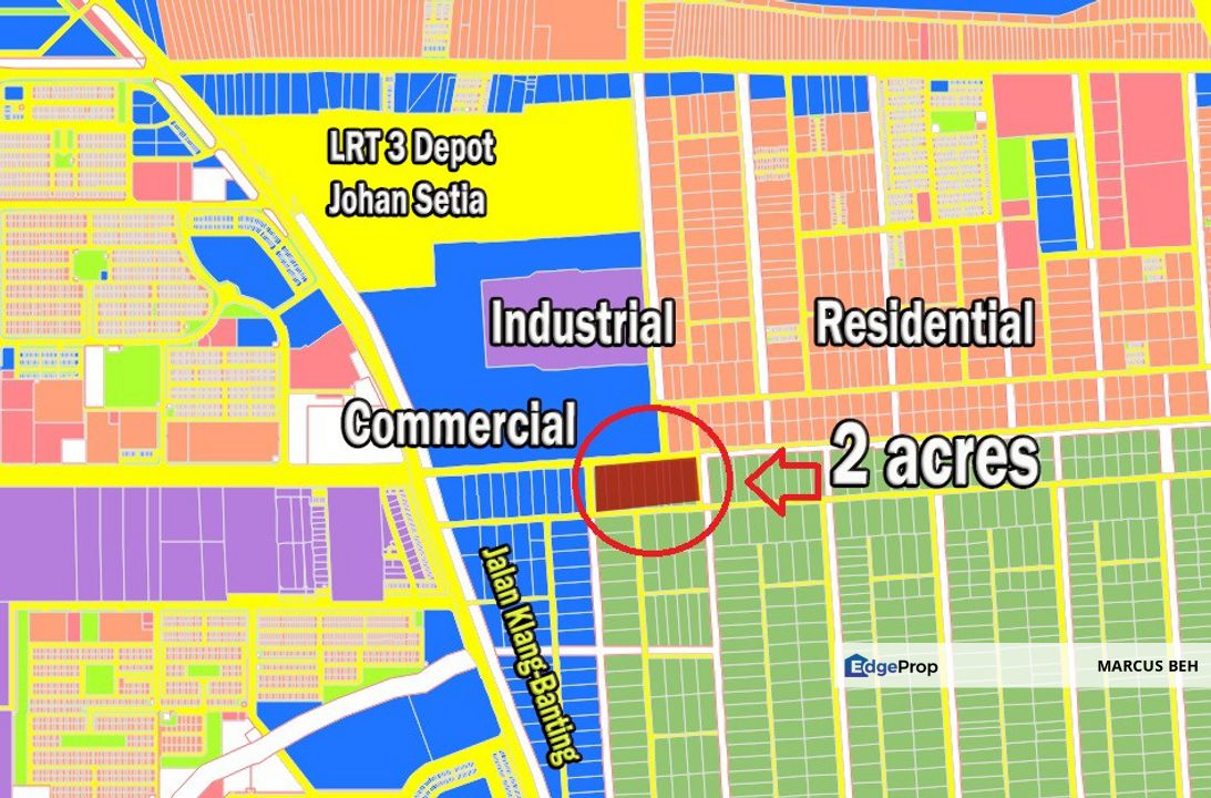 Johan Setia Klang Agricultural land next to LRT for Sale High Potential near to Commercial Zone , 2 acres Non Bumi, Selangor, Klang