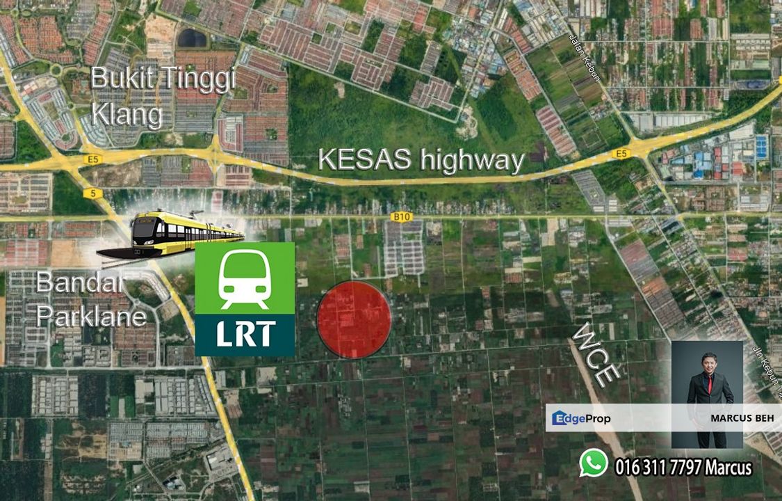 Johan Setia Klang Residential Zone Land for sale 2 acres pocket land Non Bumi, Selangor, Klang