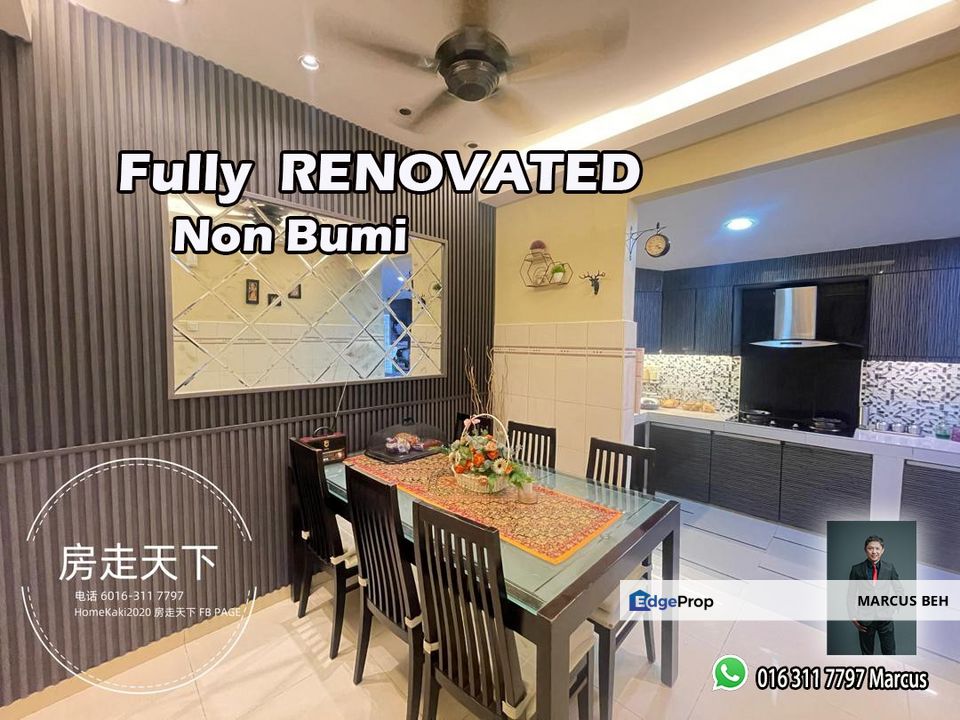TK 5 Taman Mawar Puchong FULL Renovated Single storey Terrace for Sale, Selangor, Bandar Kinrara Puchong