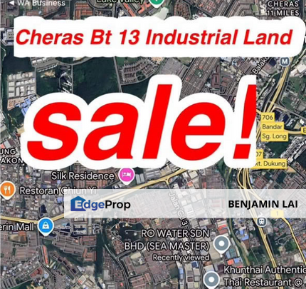 Cheras Batu 13 Industrial Land For Sale , Selangor, Cheras