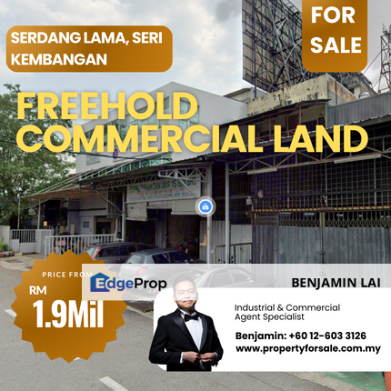 Serdang Lama, Seri Kembangan Commercial Land For Sale, Selangor, Seri Kembangan