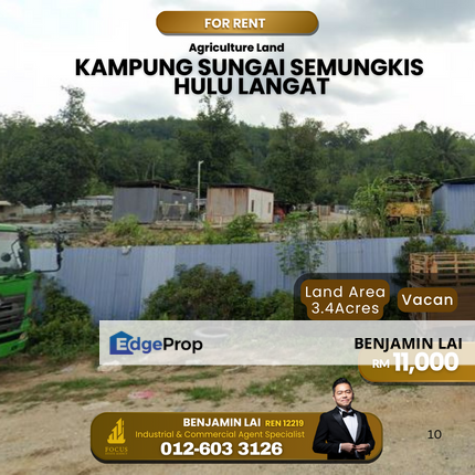 Kampung Sungai Semungkis @ Hulu Langat Land For Rent , Selangor, Hulu Langat