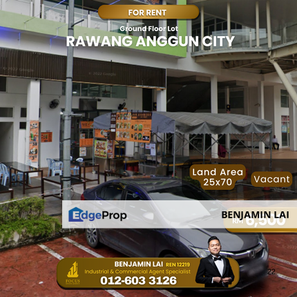Rawang Anggun City Ground floor Shop to Rent, Selangor, Rawang