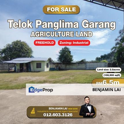 Telok Panglima Garang, Kuala Langat Agriculture Land For Sale, Selangor, Telok Panglima Garang
