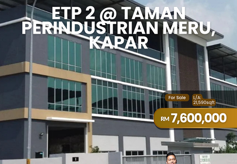 ETP @ MIP2 intermediate Semi-D FACTORY for Sale