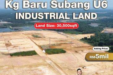 Kg Baru Subang U6 Industrial Land for Sale
