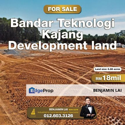 Bandar Teknologi Kajang Development land for sale, Selangor, Semenyih