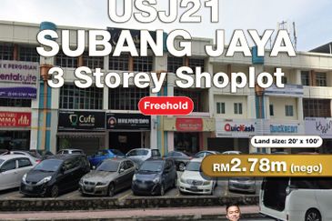 USJ21 Subang Jaya @ 3 Storey Shoplot For Sale