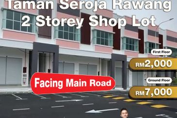 Taman Seroja Rawang 2 Storey Shop Lot for Rent