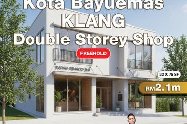 Kota Bayuemas, Klang Double storey shop for Sale