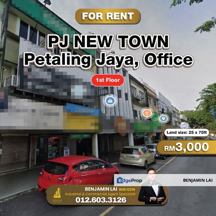 Petaling Jaya, PJ New Town Office for Rent, Selangor, Petaling Jaya