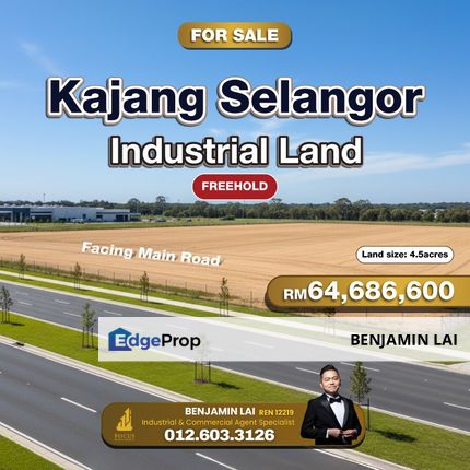 Kajang Selangor Industrial Land For Sale, Selangor, Kajang