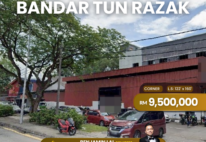 Corner 1.5sty Factory for Sale Persiaran Mewah Bandar Tun Razak Cheras KL