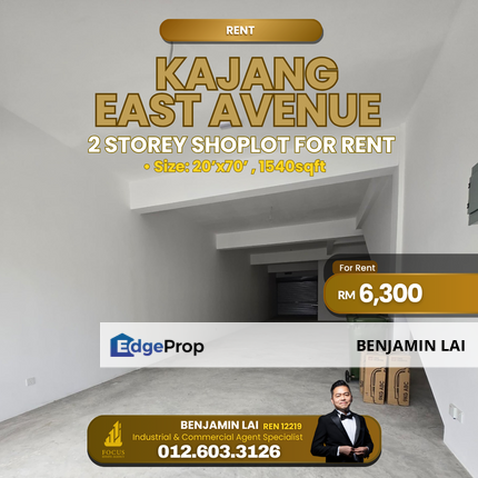  Kajang East Avenue 2sty Shop For Rent , Selangor, Semenyih