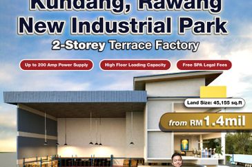 Bandar Baru Kundang, Rawang 2-Storey Terrace Factory for Sale