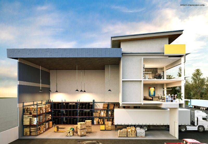 Bandar Baru Kundang, Rawang 3-Storey Cluster Semi-D Factory for Sale