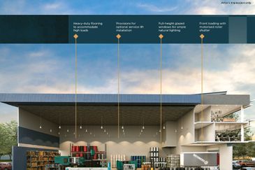 Bandar Baru Kundang, Rawang 3-Storey Cluster Semi-D Factory for Sale