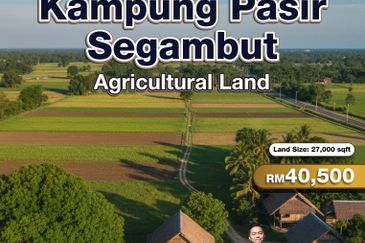 Kampung Pasir, Segambut Agricultural Land for Rent