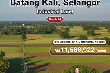 Batang Kali, Selangor Industrial Land for Sale