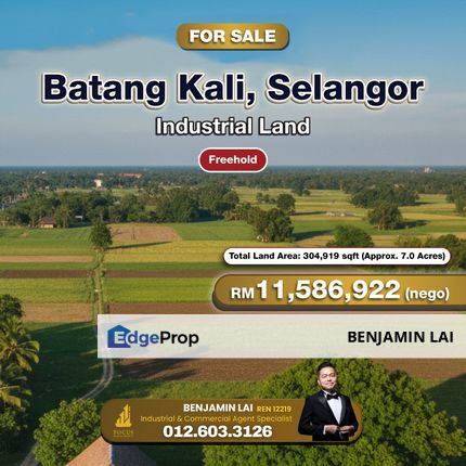 Batang Kali, Selangor Industrial Land for Sale, Selangor, Batang Kali