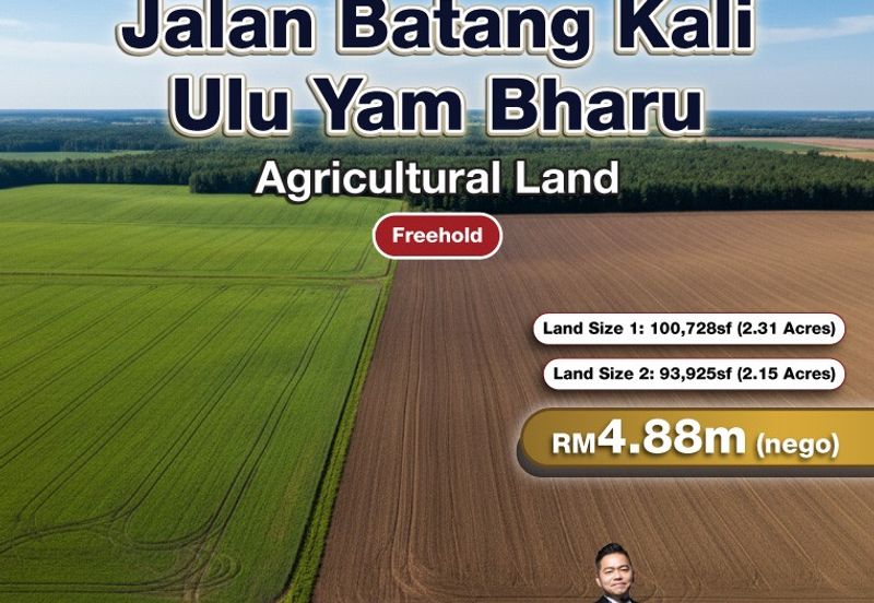 Jalan Batang Kali, Ulu Yam Bharu Agricultural Land For Sale