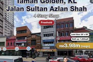 Jalan Ipoh, Jalan Sultan Azlan Shah 4 Story Shop For Sale
