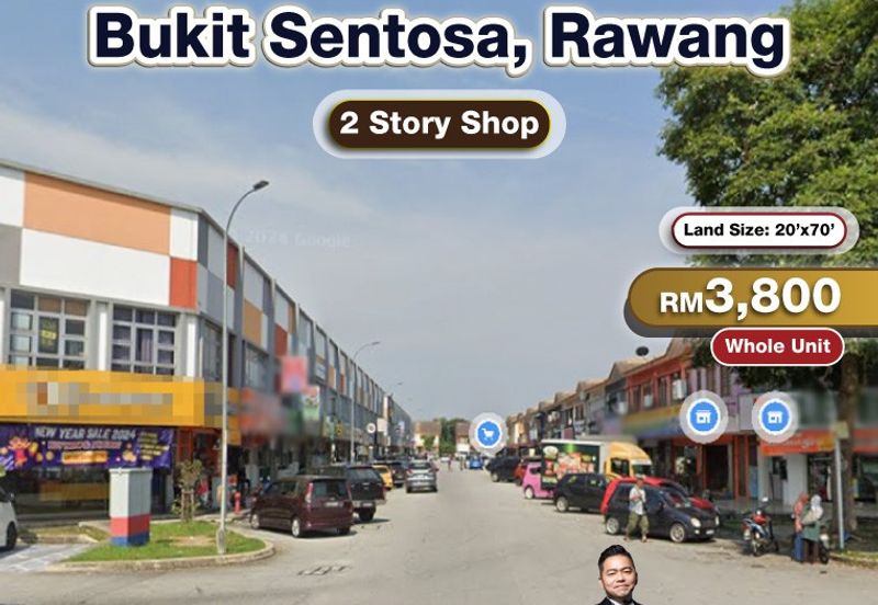 Bukit Sentosa, Rawang 2 Story Shop For Rent