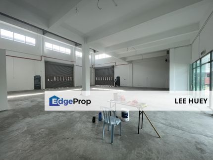 1.5 Sty Semi-Detached Factory for Rent at Taman Perindustrian Air Hitam, Telok Panglima Garang, Selangor, Klang